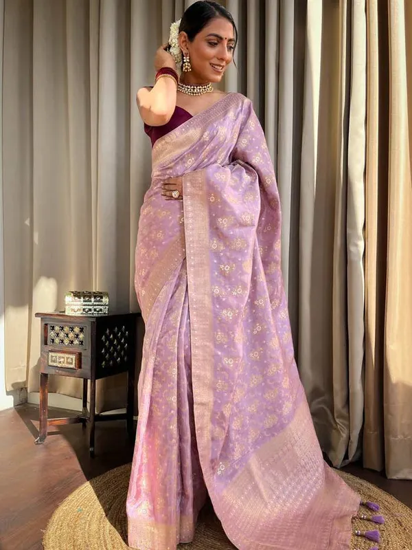PURPLE_PURE_BANARASI_SAREE